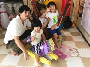 林 秀地さんファミリー